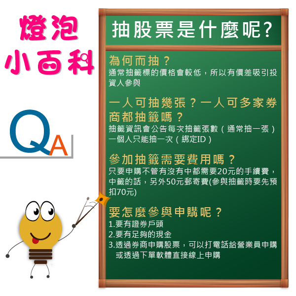 FAQ:抽股票是什麼?